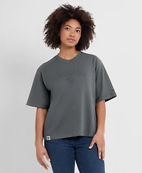 Nike Women's Charcoal Jacksonville Jaguars Glory Arch Boxy T-Shirt