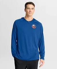 Fanatics Men's Royal New York Islanders Authentic Pro Rink Raglan Hoodie