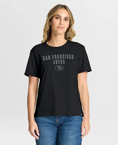 Fanatics Women's Black San Francisco 49ers Blackout Kneel Down Legacy T-Shirt