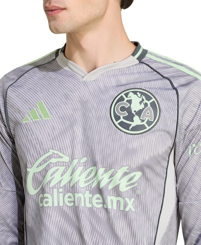Adidas Men's Gray Club America 2025/26 Third Replica Long Sleeve Jersey