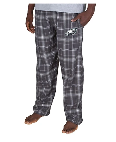 Concepts Sport Men's Charcoal Philadelphia Eagles Ultimate Plaid Flannel Pants