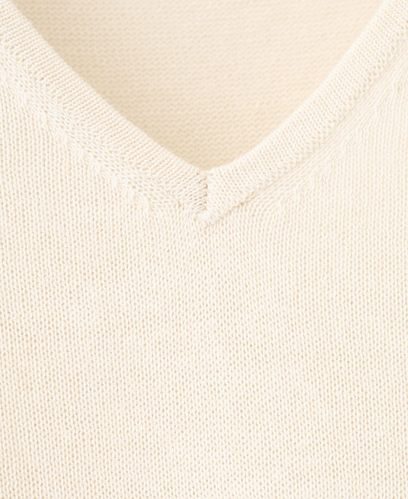 Mango Women's V-Neck Knit Top