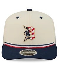 New Era Men's N/A Cream/Navy Detroit Tigers Usa 250 Fourth of July 9SEVENTY Adjustable Hat