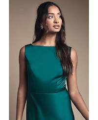 Coast Women's Sleeveless Satin Bridesmaid Dress