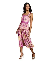 Coast Women's Lace Pleated Midi Dress