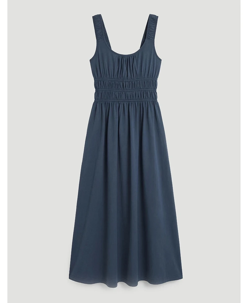 Hush Women's Scoop Neck Gathered Strap Maxi Dress