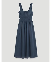 Hush Women's Scoop Neck Gathered Strap Maxi Dress
