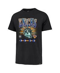 Profile Men's Black New York Knicks Big & Tall Statue T-Shirt