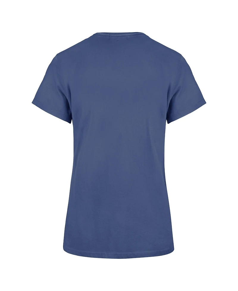 Profile Women's Blue New York Knicks Plus Sweep V-Neck T-Shirt