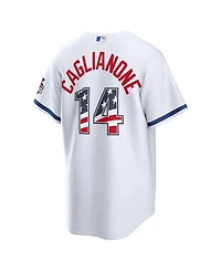 Nike Men's Jac Caglianone White Kansas City Royals Usa 250 Fourth of July Stadium Jersey