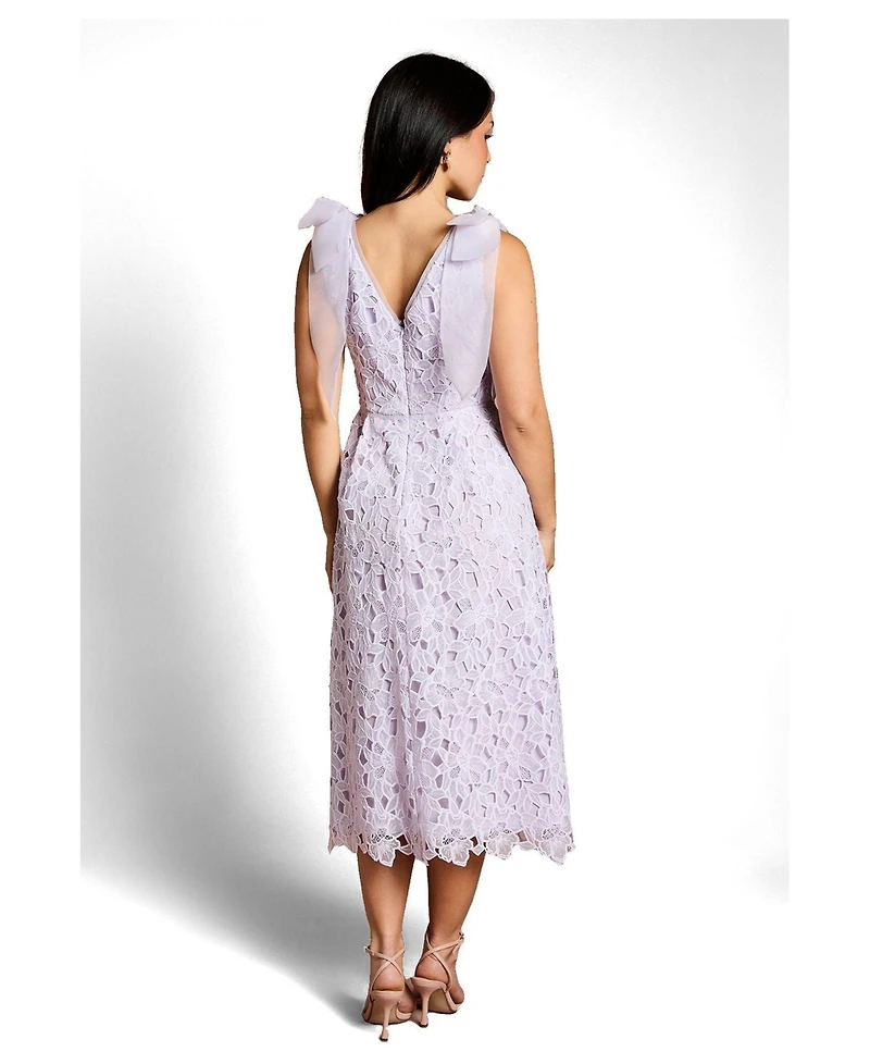 Coast Women's Bow Detail Sleeveless Midi Dress