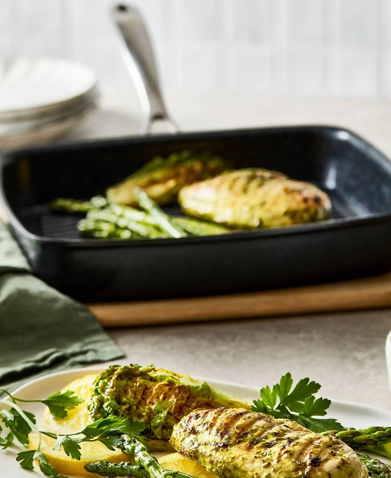 Cuisine::pro Green Stone Aluminum 11" in Ultimate Grill Pan