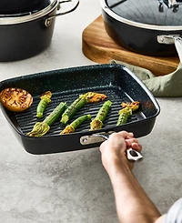 Cuisine::pro Green Stone Aluminum 9-Piece Cookware Set