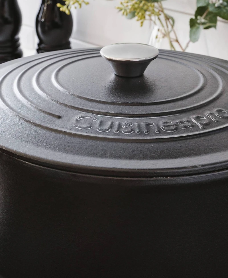 Cuisine::pro Le Connoisseur Cast Iron 6.6-Quart Round French Oven