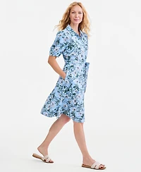 Style & Co Women's Printed Shirt Dress, Macy's Exclusive