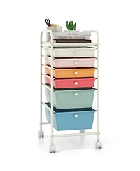 Gouun 6-Drawer Rolling Storage Cart Organizer