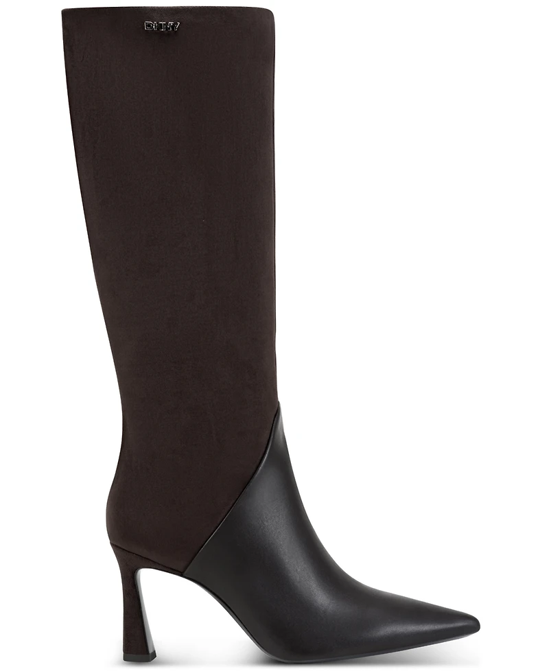 Dkny Women's Clarinda Zipper Heeled Boots