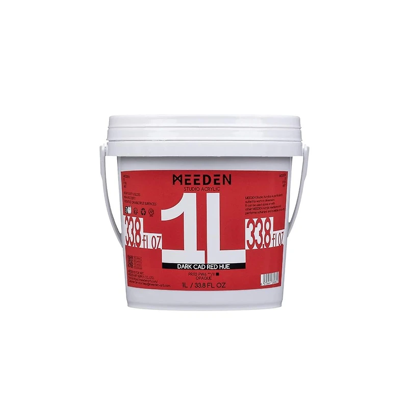 Meeden Studio Acrylic Paint-Dark Cad, 1Liter / 33.8 ounces