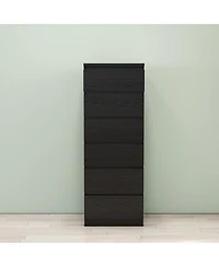 Streamdale Furniture 6-Drawer Modern Storage Dresser 18.9'' Handle-Free Closet Chest