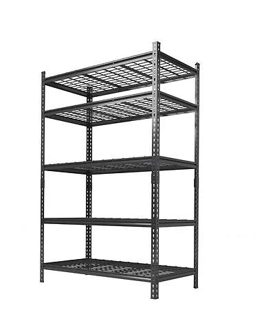 homfan Storage Shelves, 72 Inch Heavy Duty Metal Shelving Unit with Adjustable Shelves for Pantry or Basement
