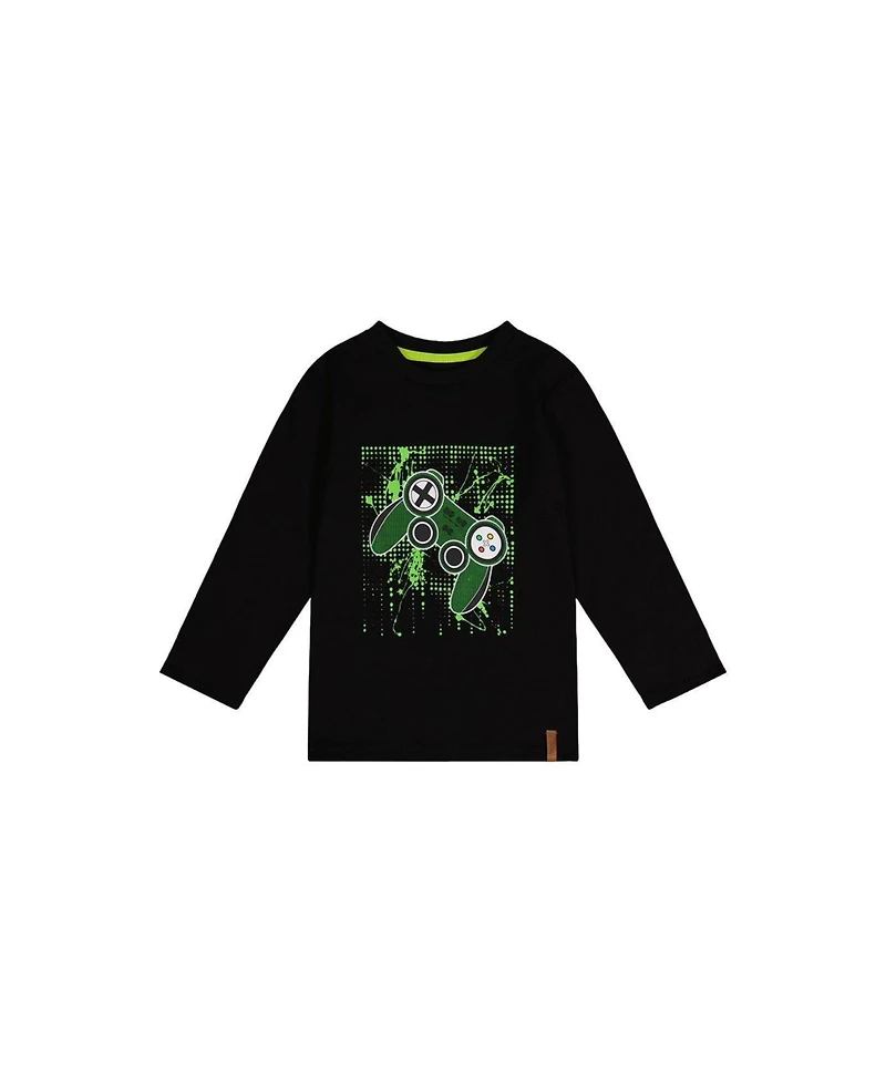 Deux par Little and Big Boy 6-12 Long Sleeve T-Shirt