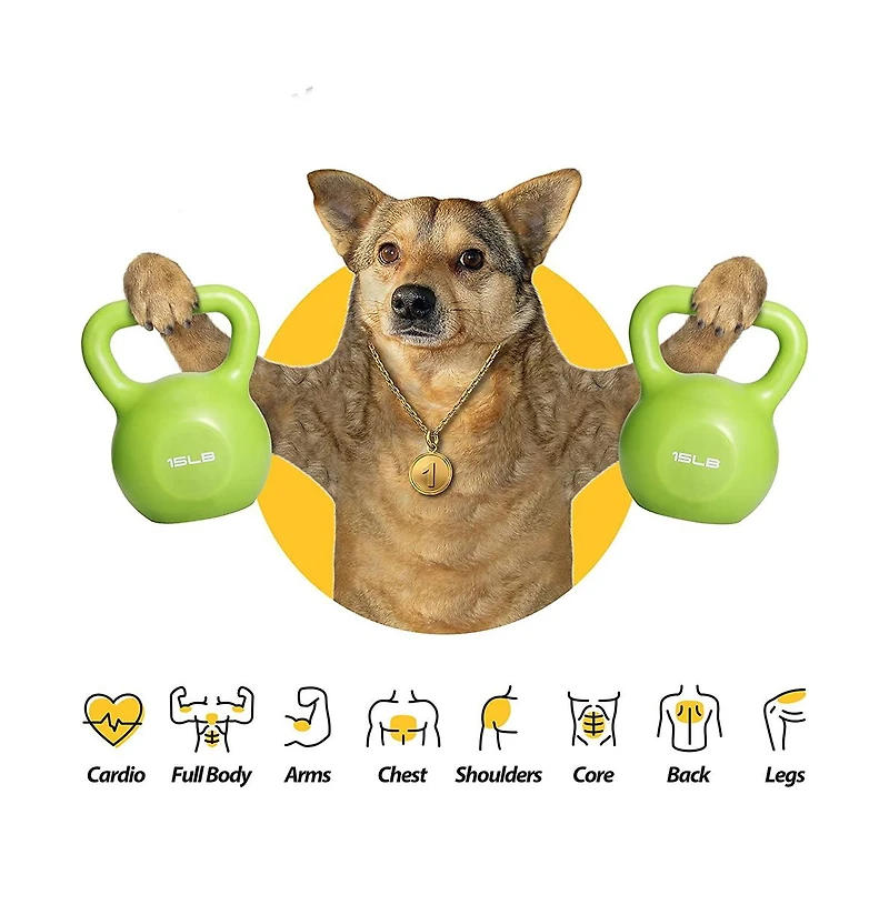 Zeny Kettlebell Set, Strength Training Kettlebells Weight Set for Women, Vinyl Coated Kettle Bell Home Gym Workout Lifting Equipment