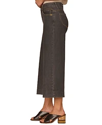 Democracy Petite Cropped Wide-Leg Jeans