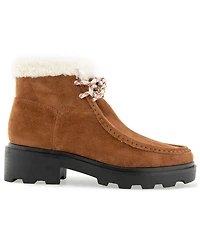 Kensie Women's Eloise Lug Sole Fur Lined Bootie