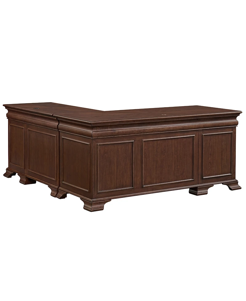 Nelman 30.5" Wood L-Shaped Desk
