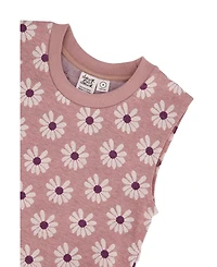 Deux par Toddler Girl 2T - 5T Jacquard Vest Printed Flowers
