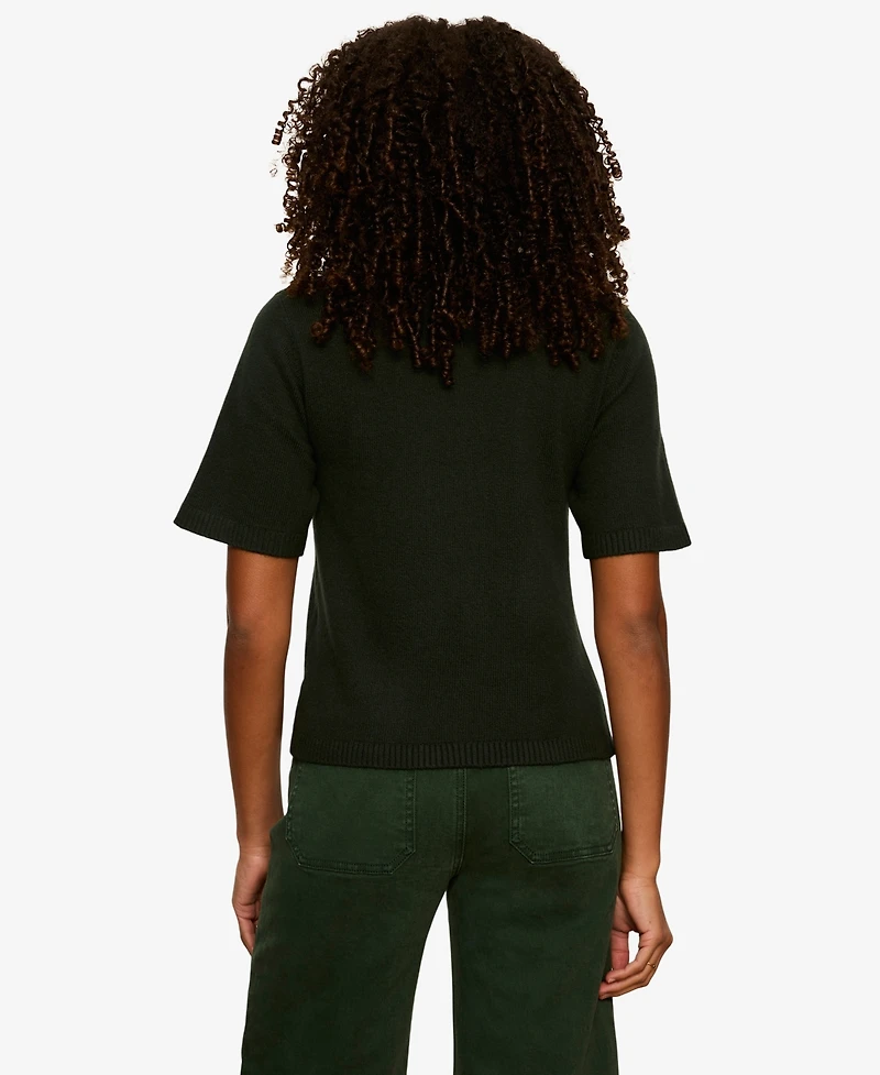 Sanctuary Petite Perfect Short-Sleeve Sweater T-Shirt