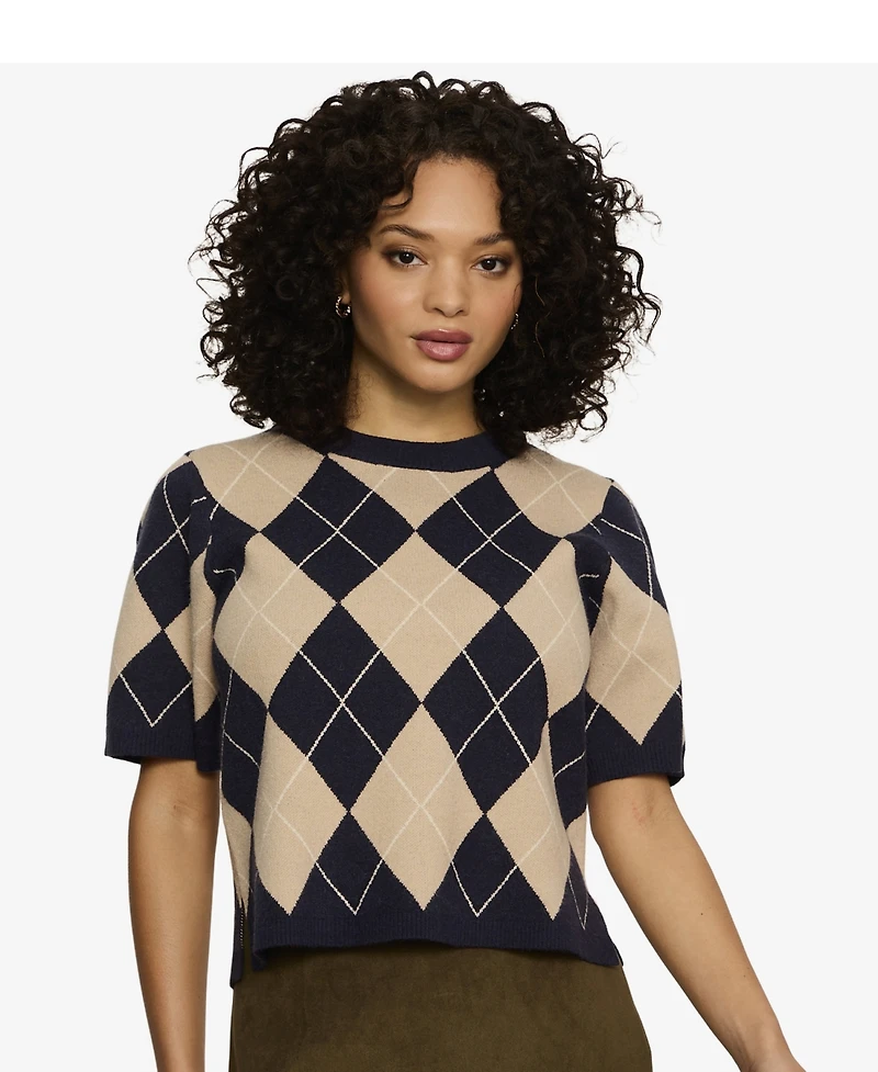 Sanctuary Petite Perfect Semi-Cropped Pull-On Sweater T-Shirt