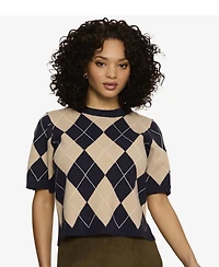 Sanctuary Petite Perfect Semi-Cropped Pull-On Sweater T-Shirt