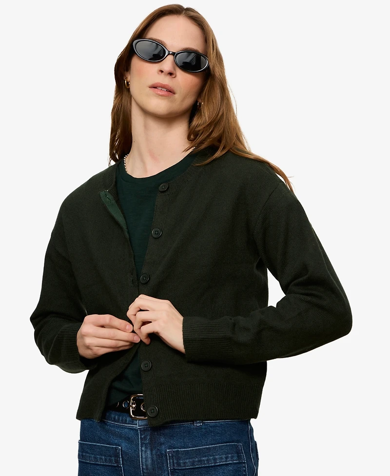 Sanctuary Petite Must-Have Semi-Cropped Cardigan