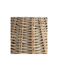 Springcrest 3" Top x 6" Bottom x 5" High x 5" Slant Chandelier Lamp Shade Replacement Set of 8 Wicker Clip On Candelabra