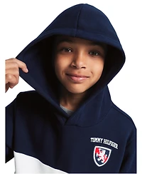 Tommy Hilfiger Boys' 8-20 Color-Blocked Logo Hoodie