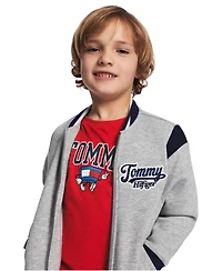 Tommy Hilfiger Boys' 2T-7 Varsity Freshman Zip-Front Jacket
