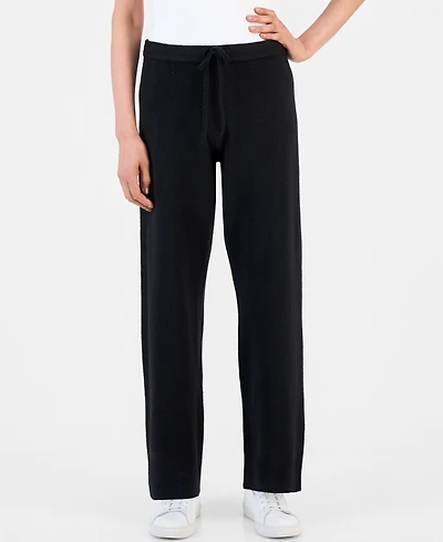 Style & Co Women's LuxSoft Wide-Leg Sweater Pull-On Pants, Macy's Exclusive