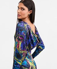 Lapointe X Macy's Women's Batwing Mini Open-Back Dress, Exclusive