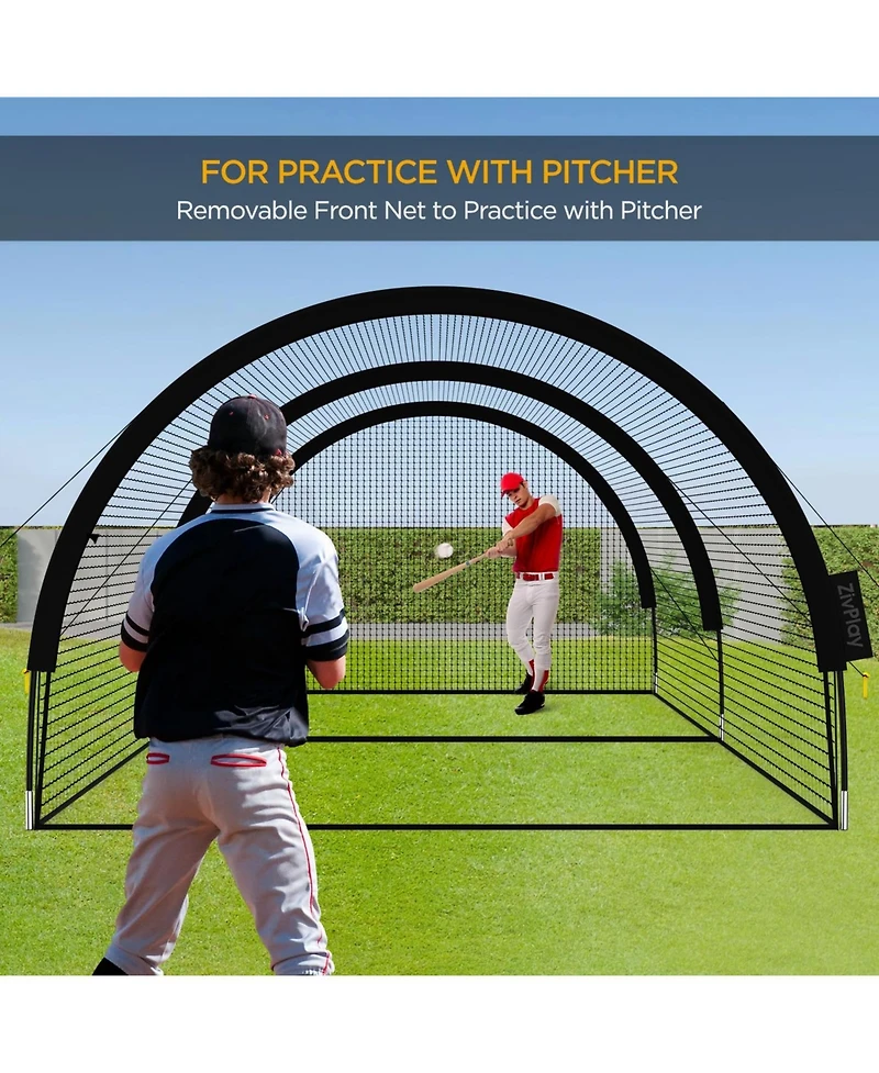 Aoligeijs Portable Baseball Batting Cage for Practice