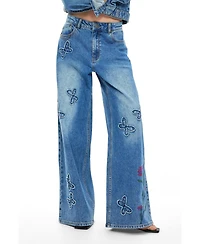 Desigual Women's Butterfly Jeans