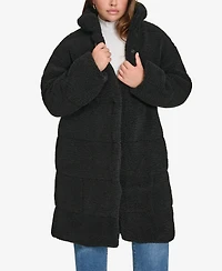 Levi's Plus Snap Closure Teddy Coat