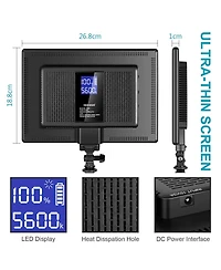 Neewer Led Video Light with 192 Led, 20W, 4000mAh