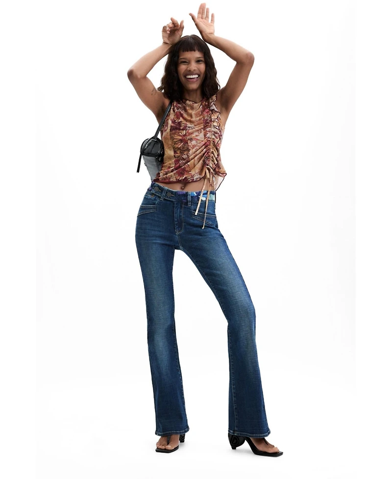 Desigual Women's Flare jeans