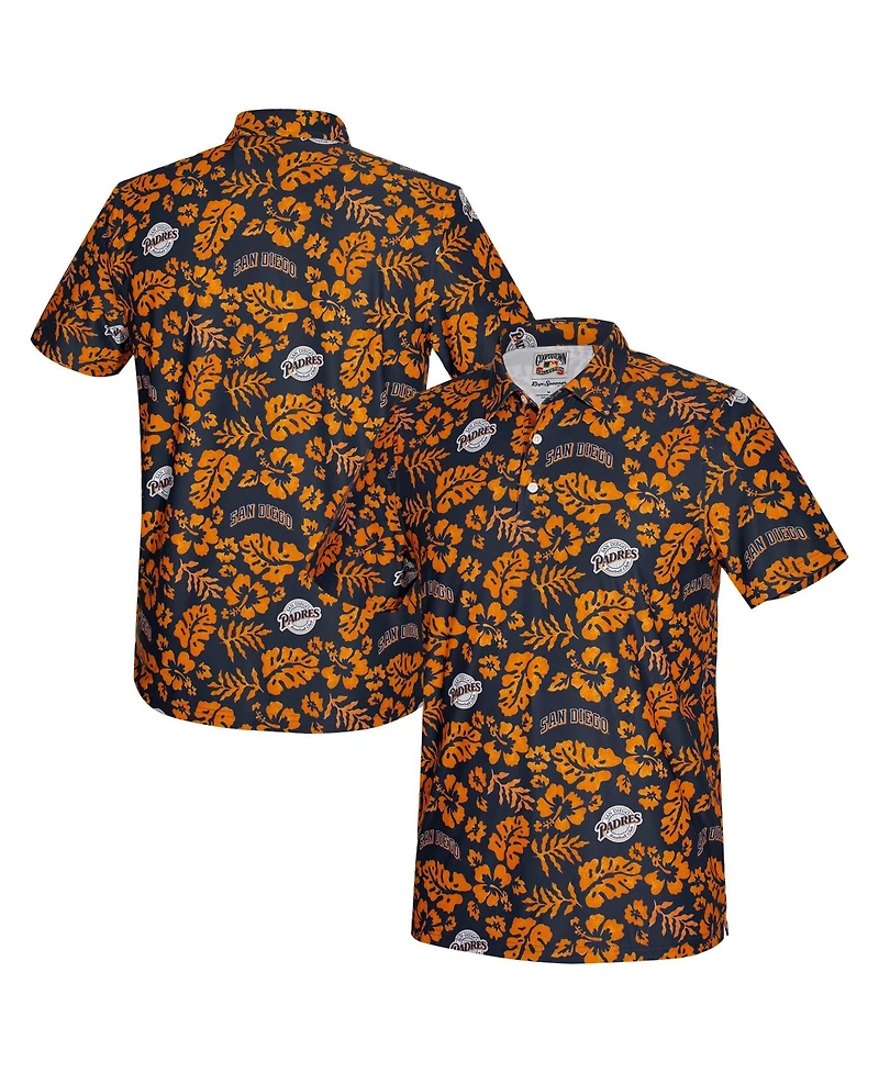 Reyn Spooner Men's Navy San Diego Padres Cooperstown Pua Performance Polo Shirt