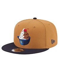 New Era Men's Khaki/Navy Seattle Mariners Ice Cream 9FIFTY Snapback Hat