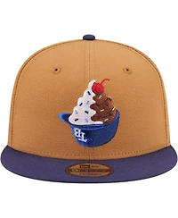 New Era Men's Khaki/Navy Tampa Bay Rays Ice Cream 9FIFTY Snapback Hat