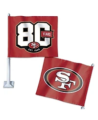 Wincraft San Francisco 49ers 80th Anniversary Double-Sided Car Flag
