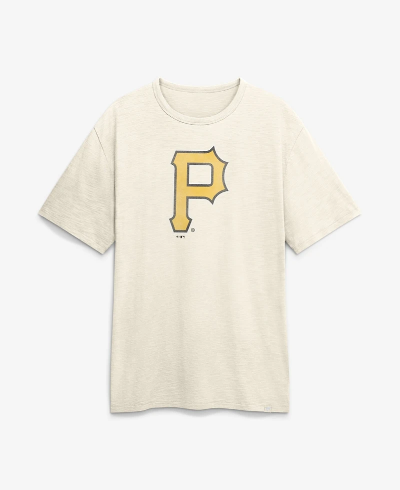 Fanatics Men's Cream Pittsburgh Pirates Stadium Slub T-Shirt