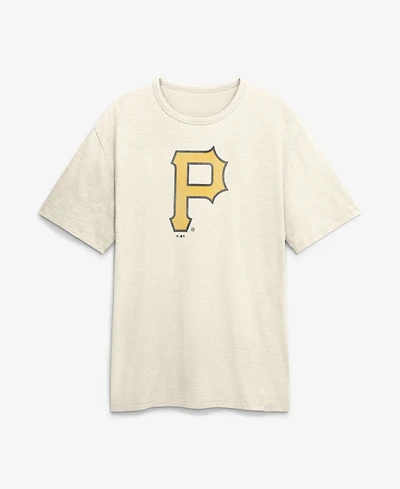 Fanatics Men's Cream Pittsburgh Pirates Stadium Slub T-Shirt